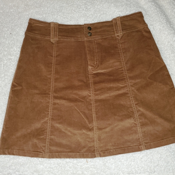 sahalie Dresses & Skirts - Sahailie Cascade Corduroy skirt in brown